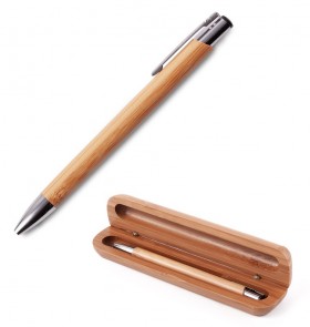 Długopis bambusowy Vizela w etui