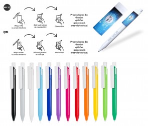 Długopis plastikowy ZEN NFC