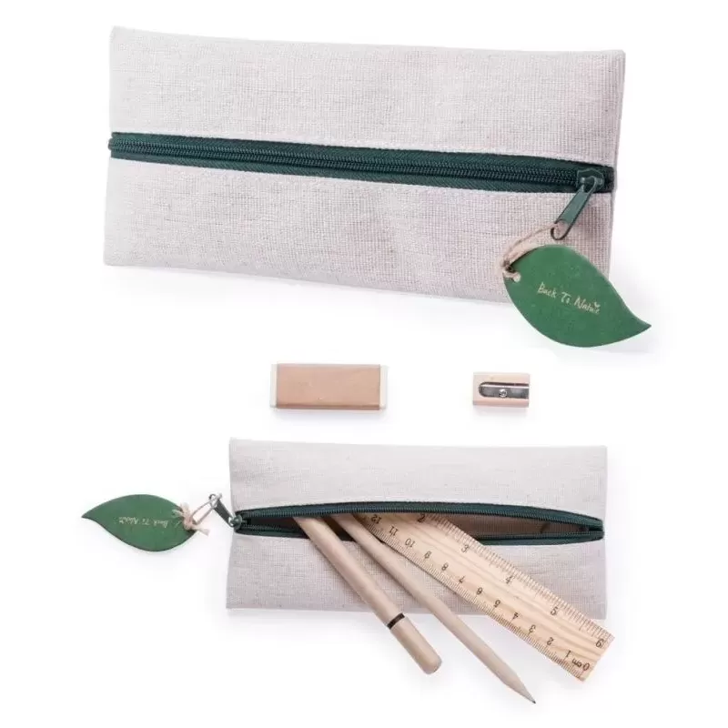 Piórnik z przyborami