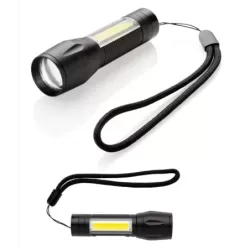 Latarka LED 3W, światło COB