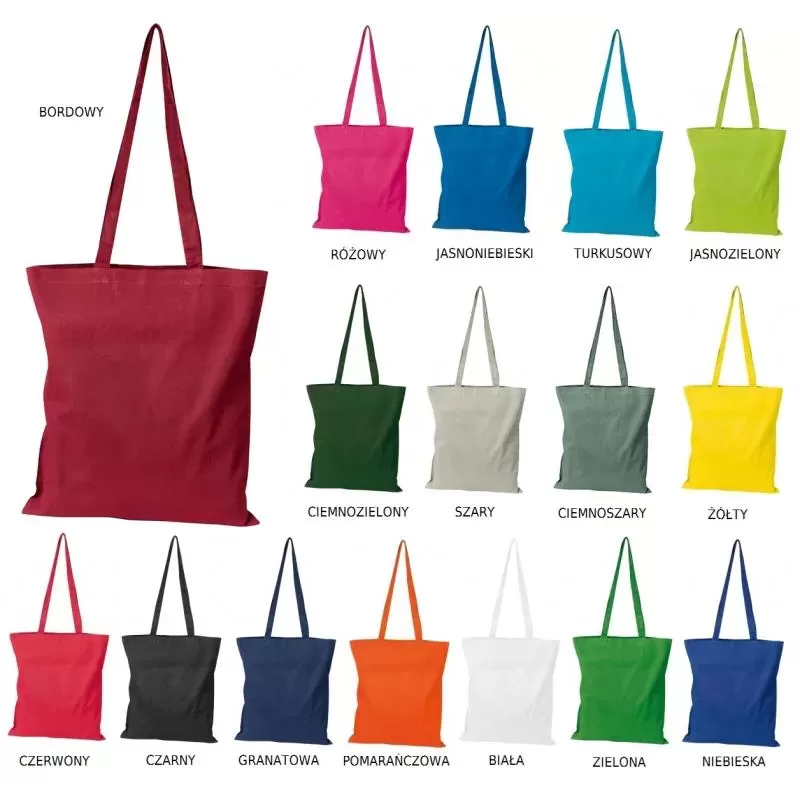 Torba bawełniana, nowe kolory