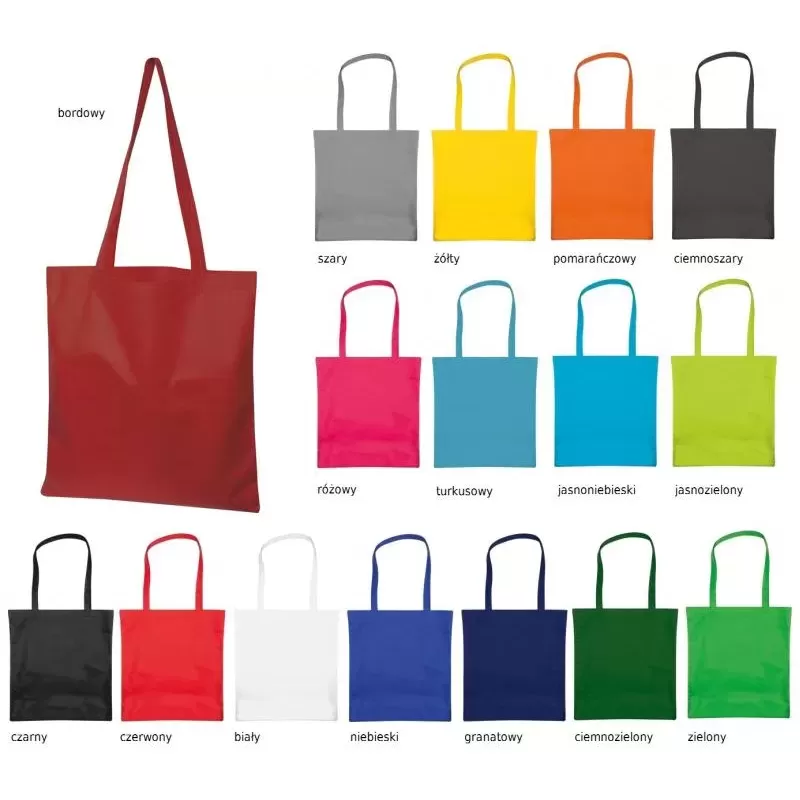 Torba na zakupy non-woven, nowe kolory
