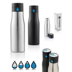 Butelka sportowa, motywacyjna 650 ml Aqua