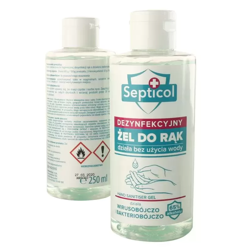 ŻEL ANTYBAKTERYJNY 250 ML