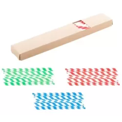 Słomka papierowa 10 szt.