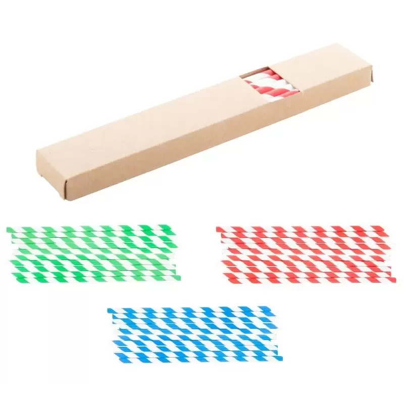 Słomka papierowa 10 szt.