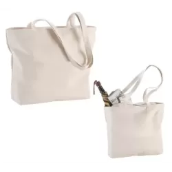 Torba bawełniana 320 g/m2 zapinana