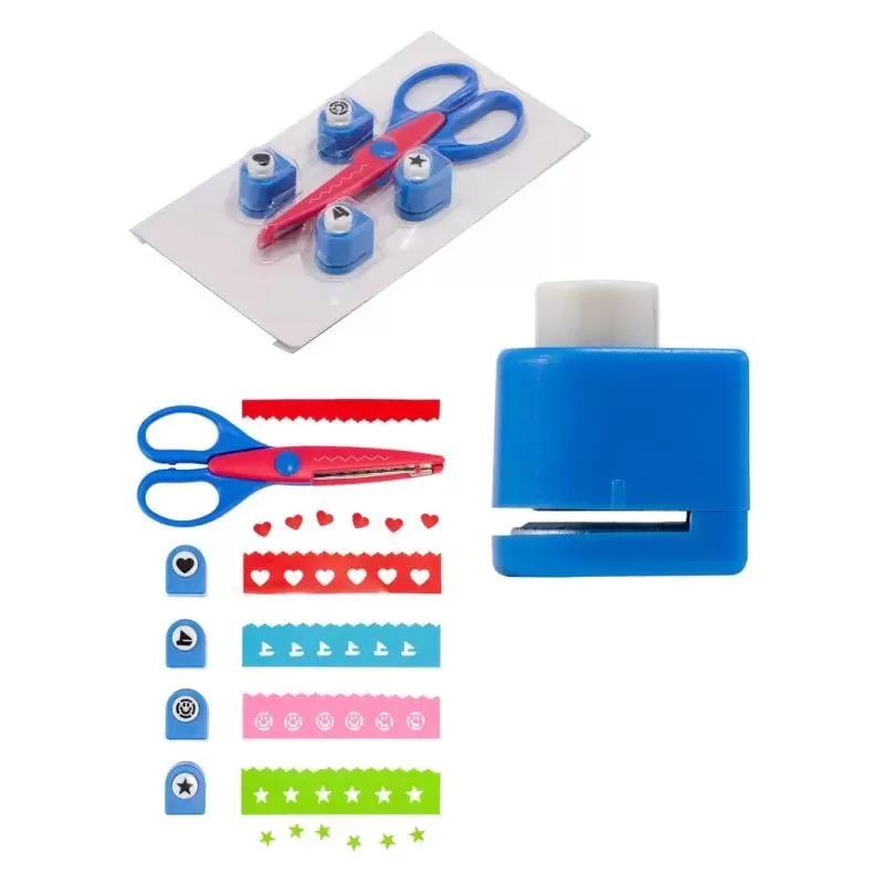 Dziurkacze z nożyczkami Fun-design