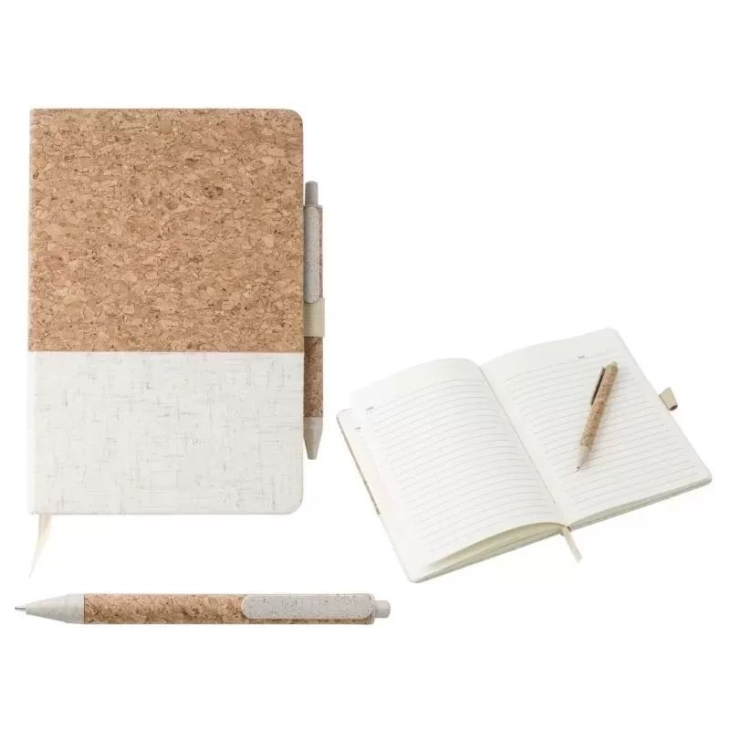 Notes A5 ekologiczny z długopisem