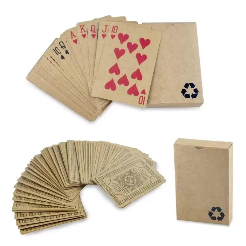 Karty do gry z papieru z recyklingu