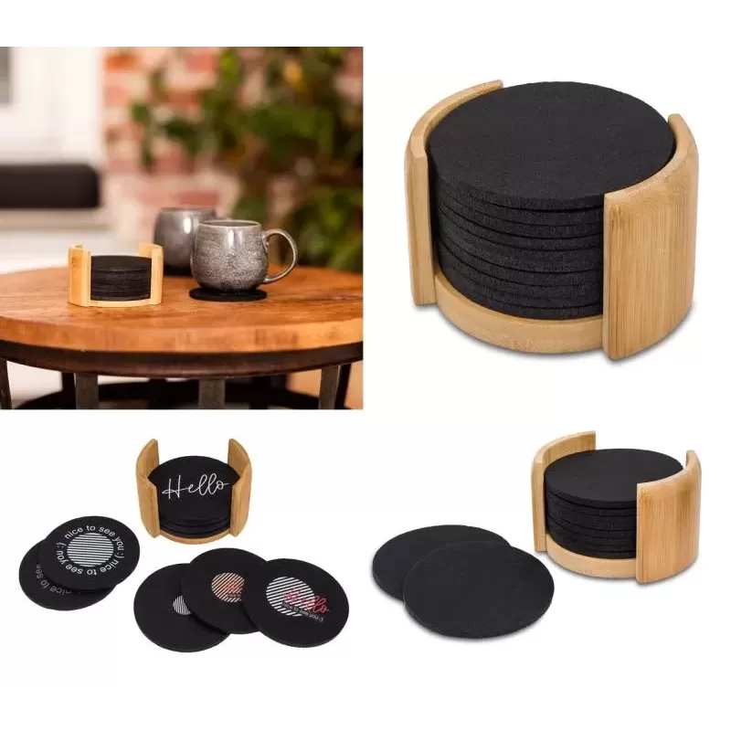 Zestaw podkładek RPET filcowych Mazzo