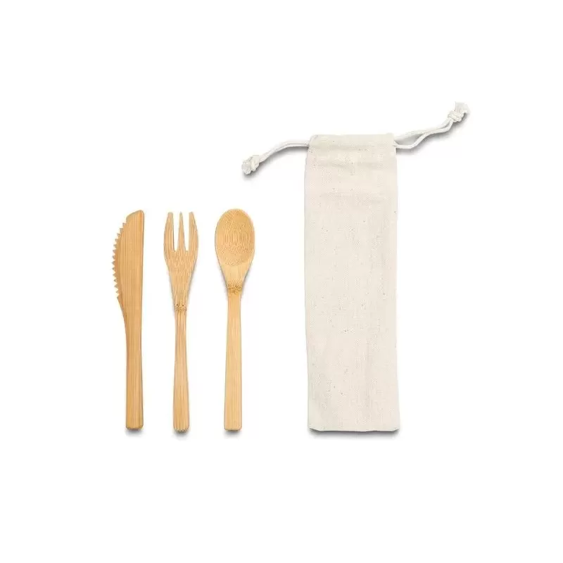 Sztućce bambusowe