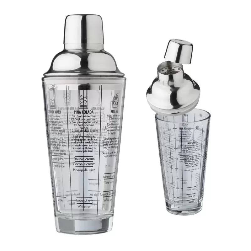 Shaker szklany 400 ml