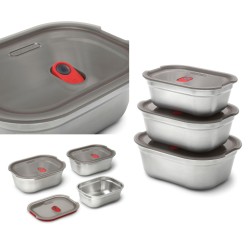 Zestaw pudełek śniadaniowych 3 el. Black+Blum