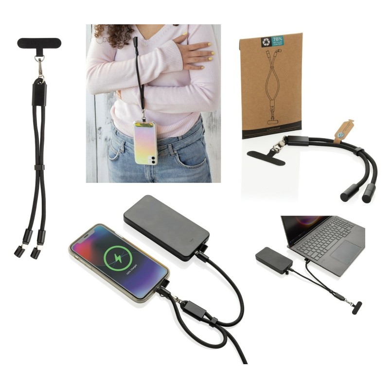 Kabel do ładowania, uchwyt do telefonu LoopAmp