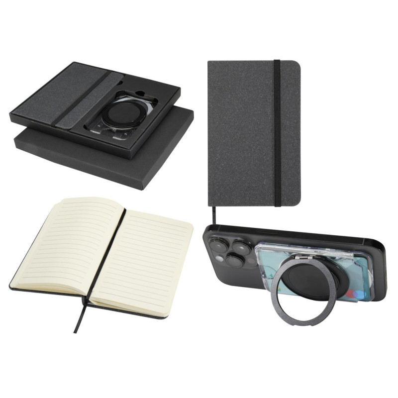 Zestaw upominkowy Kern z notatnikiem A6 i portfelem MagSafe