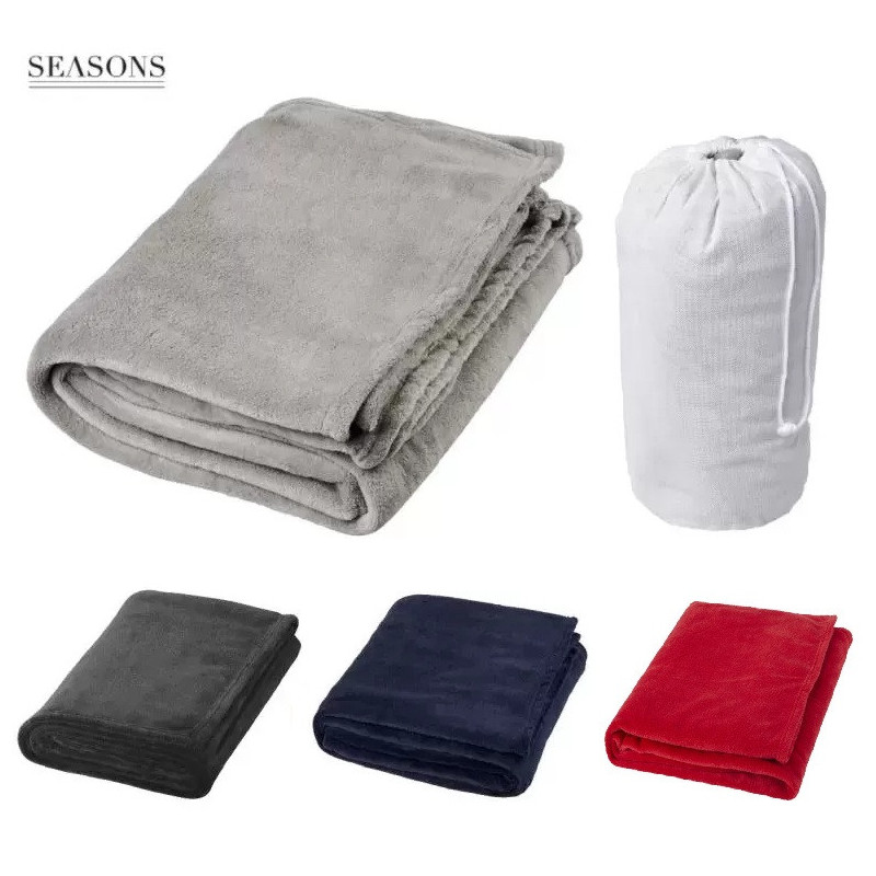 Koc SEASONS z miękkiego polaru Bay