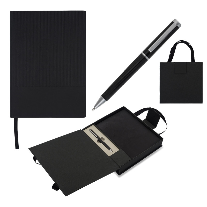 Zestaw upominkowy notes z długopisem Lovini