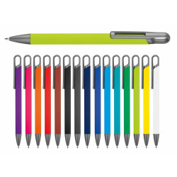 Długopis z aluminium z recyklingu, półżelowy KAROLINE
