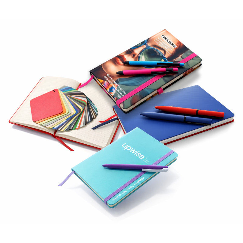 Notesy na zamówienie z twardą lub miękką okładką z PU lub papierowa z nadrukiem CMYK