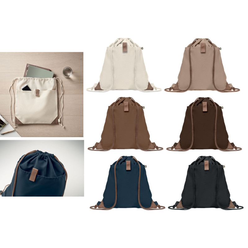 Worek z bawełny z recyklingu 220 gr/m² PANDA BAG