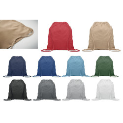 Worek z przetworzonej bawełny i RPET 140 gr/m² CABETRI COLOUR